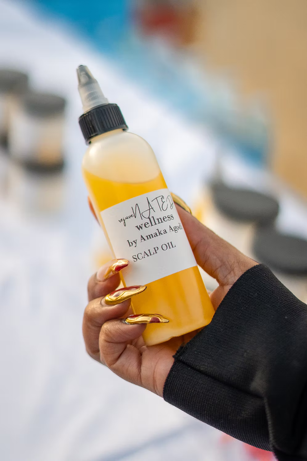 Maison Agodi Scalp Elixir for Busy Professionals and Students with Sensitive and Dry Scalp