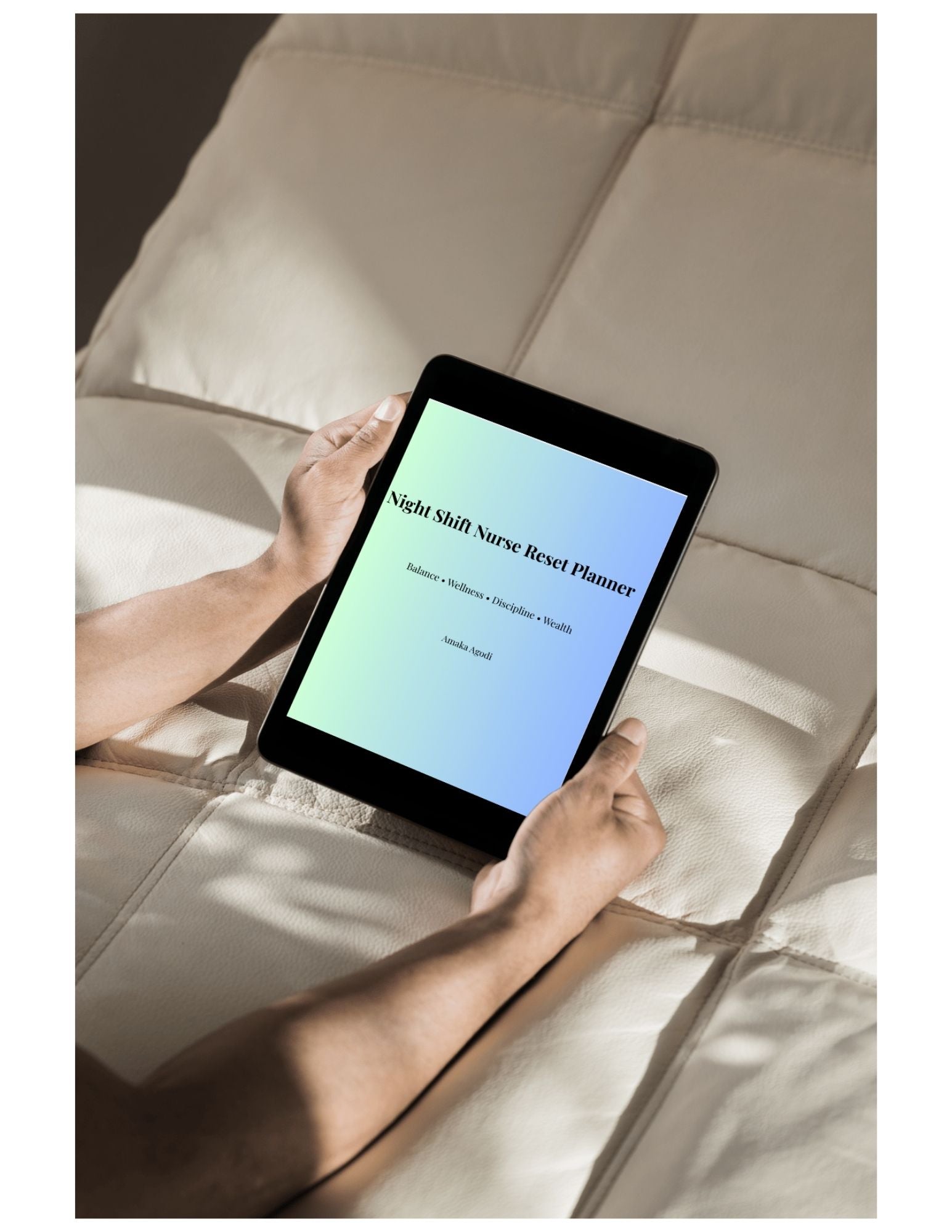 Night Shift Nurse and Working Professional Reset Planner – Digital Download